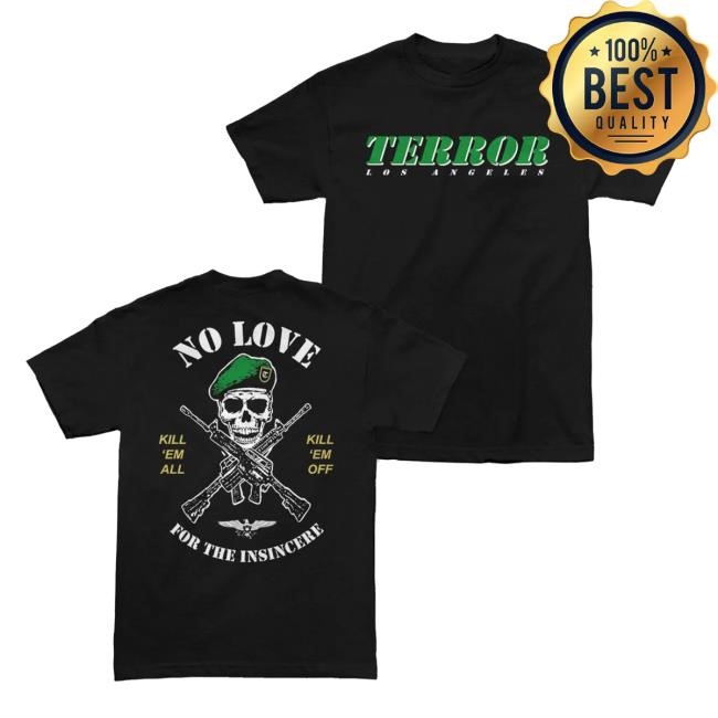 Terror "No Allies" Short Sleeve Tee Cold Cuts Merch