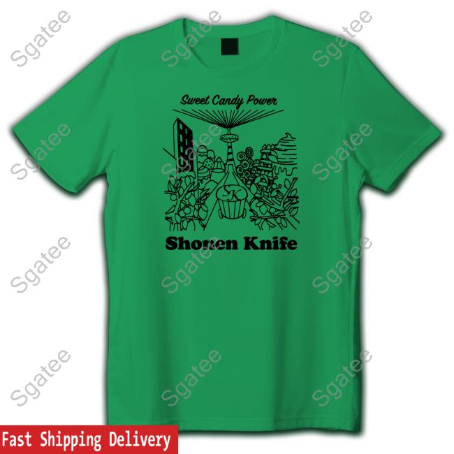 Official Ran Touring Merch Sweet Candy Power Shonen Knife Scp Tee
