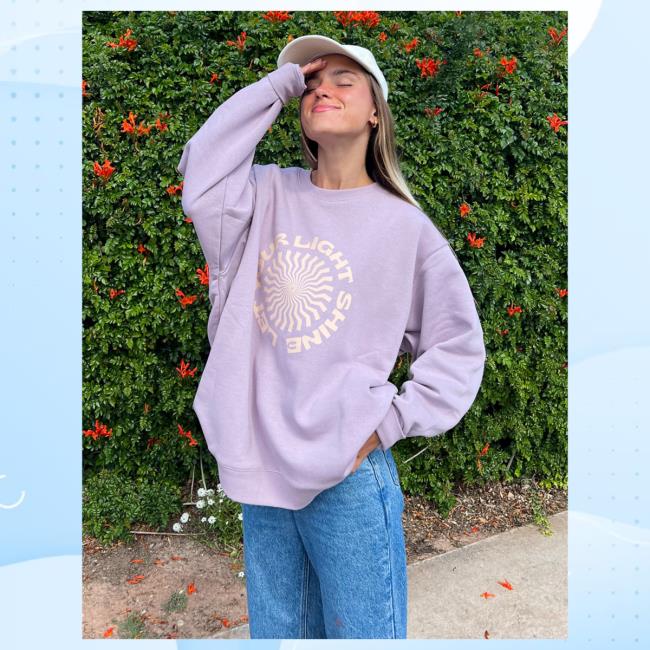 Official Elevated Faith Clothing Let Your Light Shine Unisex Popover Hoodie