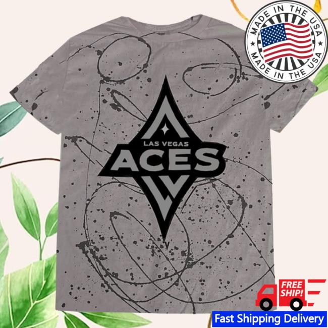 Las Vegas Aces Splatter Logo Tee