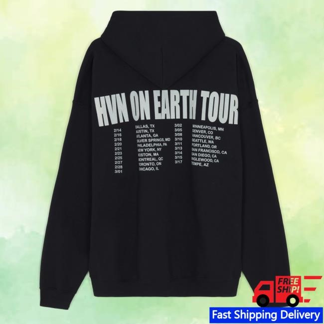 Official Lil Tecca Merch Store Hvn On Earth Tour Ipod Hoodie