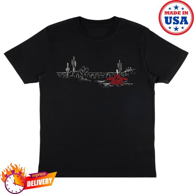 Louis Tomlinson Shop Merch The Away From Home Festival 2024 Black T Shirt