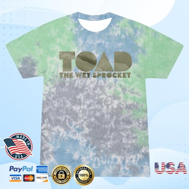 Official Toad The Wet Sprocket Toad Tie Dye Logo Top Shirt