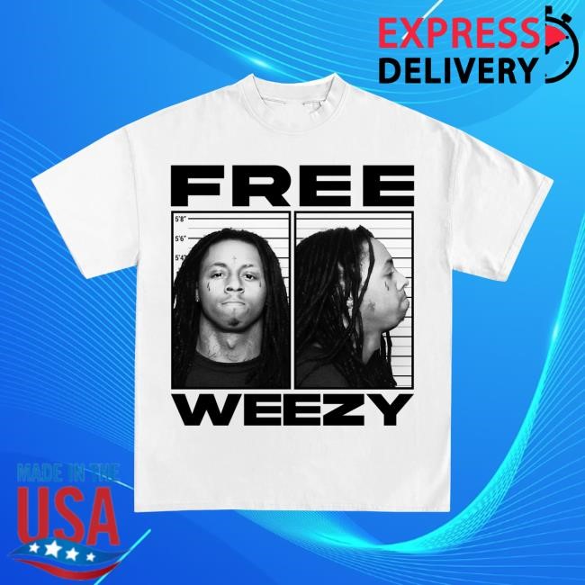 Official Icy Shop Merch Lil Wayne Free Weezy Exclusive Graphic Shirts