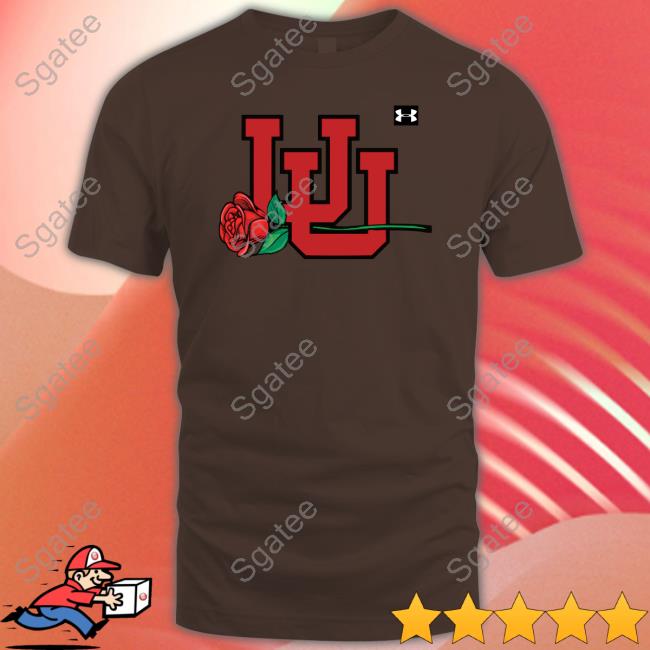 Utah Football Interlocking Utah Utes Football Rose Hooded Sweatshirt