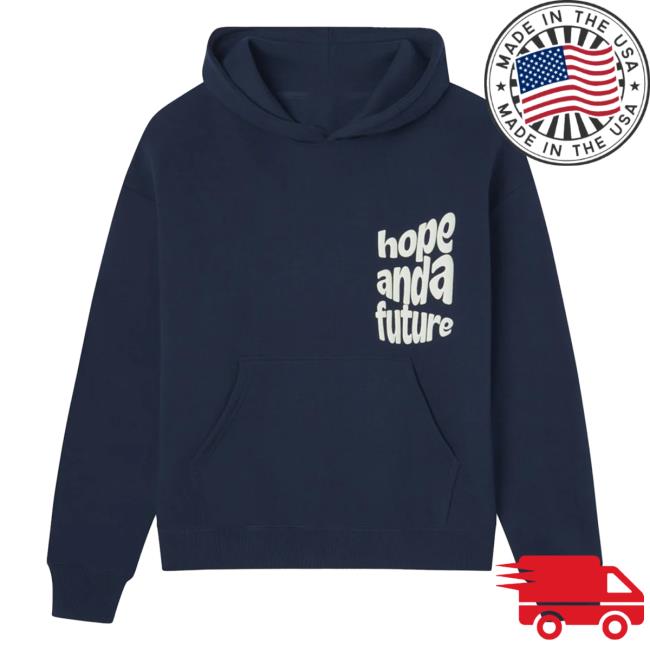Official Elevated Faith Clothing Hope And A Future Unisex Pull Over Hoodie