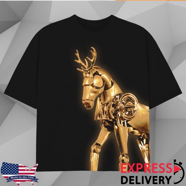 Official Beyonce Merch Store Gold Reindeer T Shirt Beyoncé Shop