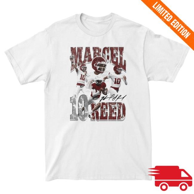 Official Nil Store Merch Shop Marcel Reed Graphic White Hood
