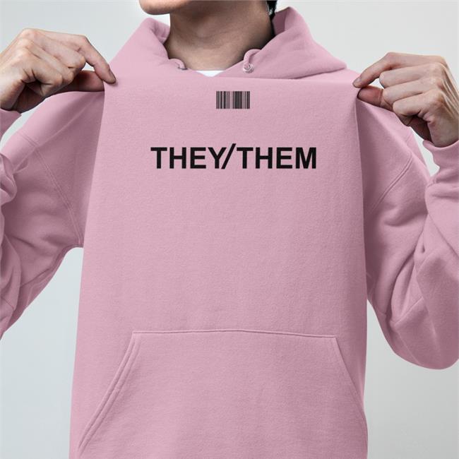 They/Them Barcode T Shirt Hoshi
