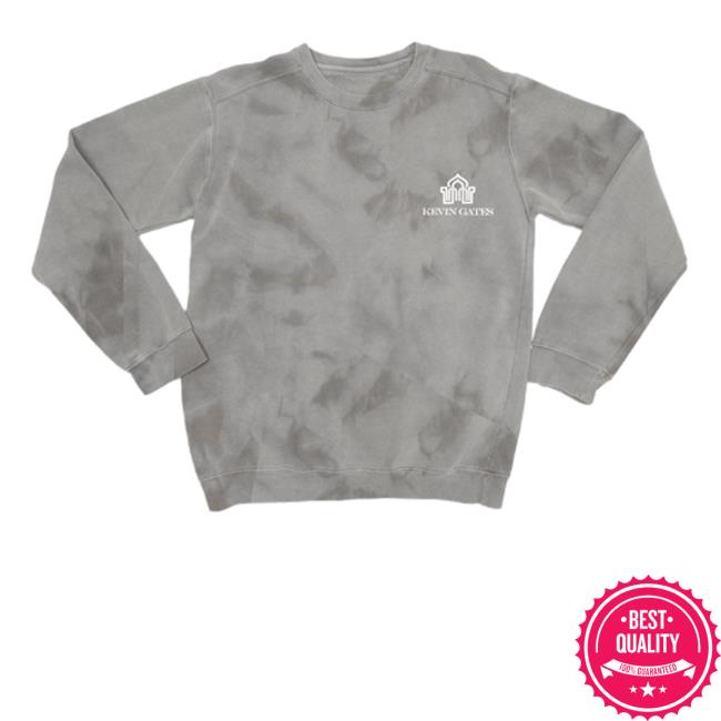 Kevin Gates Merch Logo Crystal Wash Kevin Gates Pullover Sweatshirt