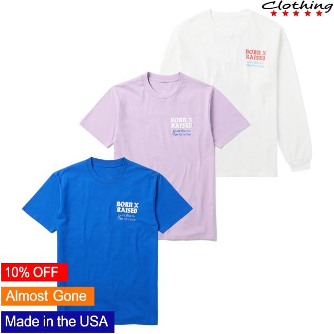 Official Born X Raised Merch Store Shop Stoned Angel Attractive Shirt: Blue BornxRaised