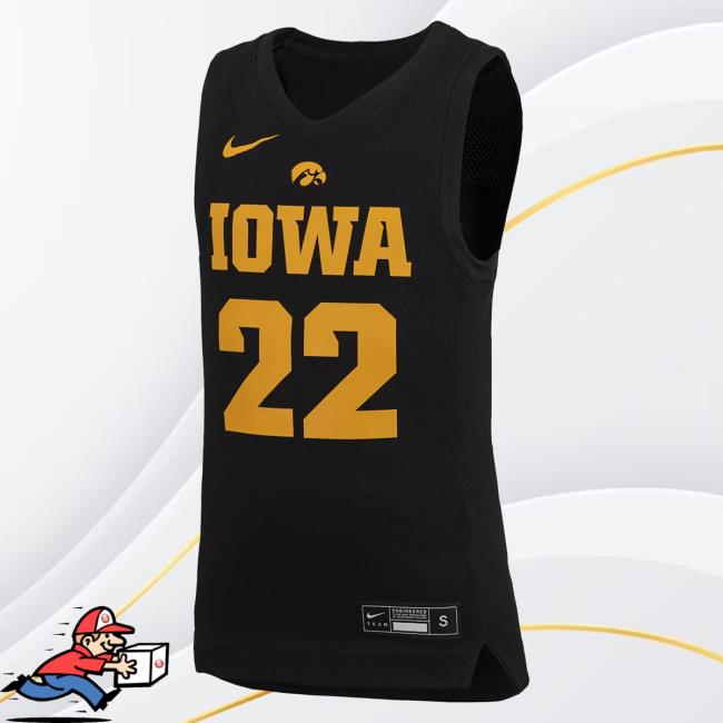 Official Iowa Hawkeyes Merch Store Iowa Hawkeyes #22 Black Caitlin Clark Replica Basketball Jersey Attractive Shirt Iowa Hawkeyes Apparel Clothing Shop