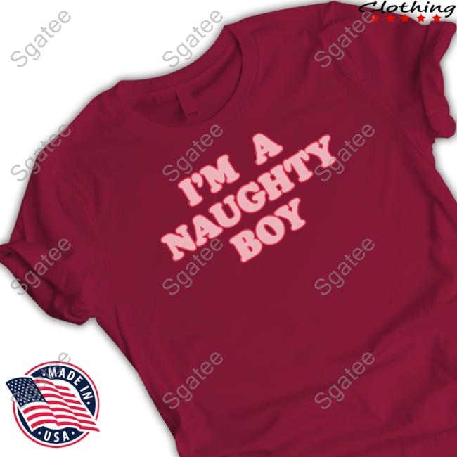 Baylen Levine Merch I'm A Naughty Boy Black T Shirts Baylenlevine