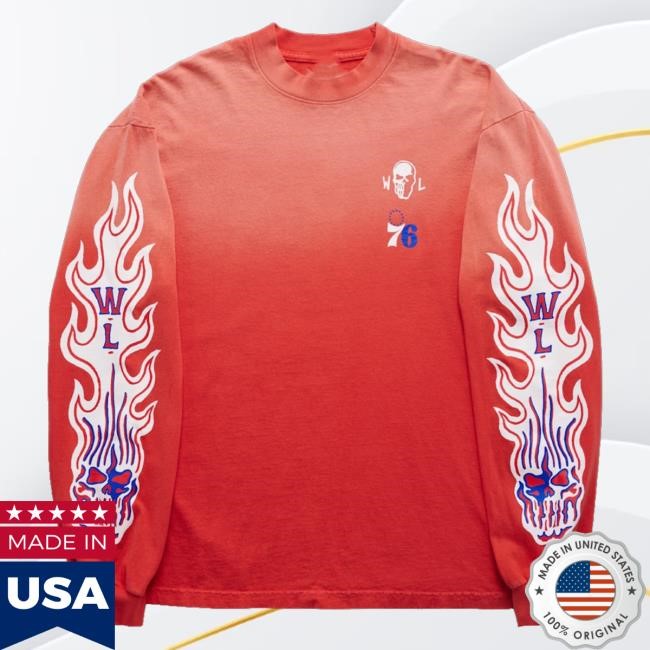 Official Warren Lotas Merch Shop Philadelphia 76Ers Long Sleeve Shirt | Warren Lotas