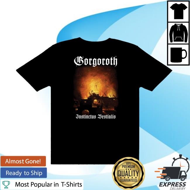 Gorgoroth - Instinctus Bestialis New Shirt Gorgoroth Merch