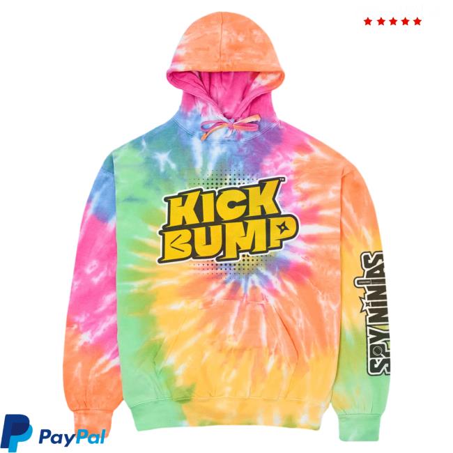 Official Spyninjas Merch Spy Ninjas Kickbump Tie Dye Pullover Sweatshirt Eternity Tie-Dye