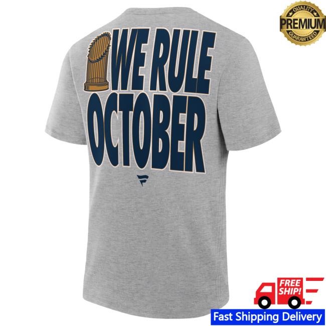 Men's Los Angeles Dodgers Fanatics Heather Gray 2025 World Series Champions Locker Room Authentic Hot Shirt Official MLB Shop