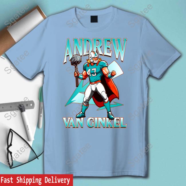Official Miami Dolphins Andrew Van Ginkel Thor Themed Shirt