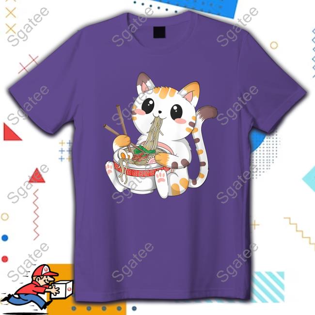 FURIA His Wattson Cat Ramen Long Sleeve T-Shirt