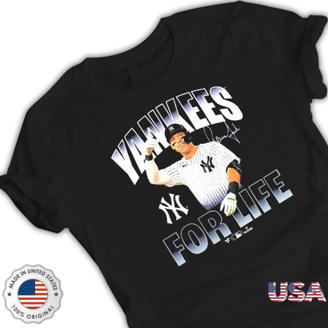 Official Aaron Judge New York Yankees For Life Signature Cap