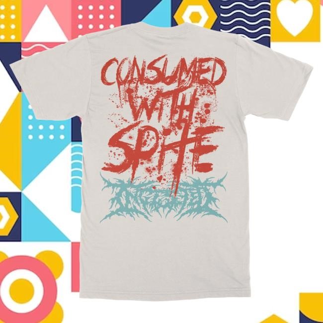 Official Indie Merch Store Shop Ingested "Consumed With Spite" Tshirt IndieMerchStore
