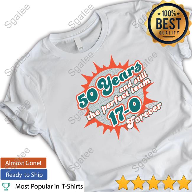 Official Barstool Sports 50 Years And Still The Perfect Team 17-0 Forever Hoodie