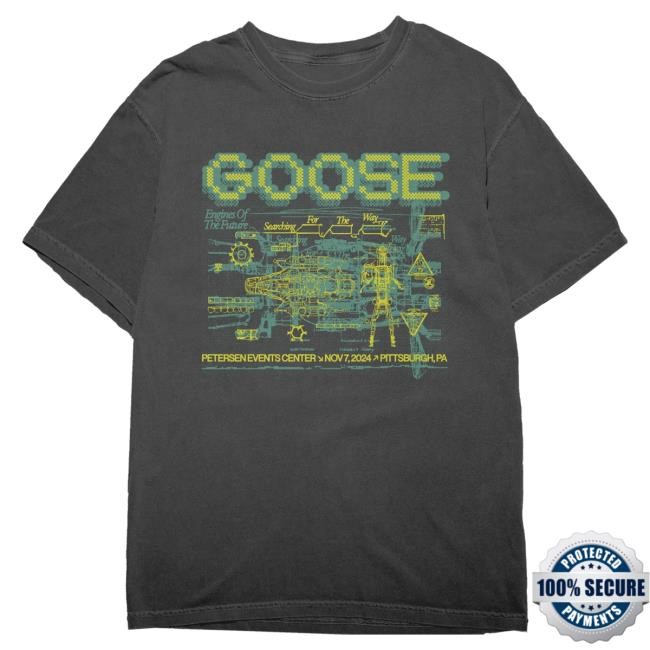 Official Goose The Band Merch Pittsburgh - November 2024 Event Top Shirt Goosetheband