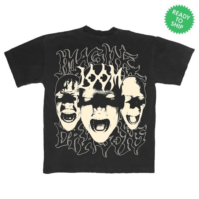 Official Imagine Dragons Merch Store Loom 3 Faces Black Attractive Shirt