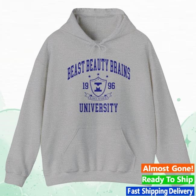 Official Ilona Maher Merch Store Shop Ilona Maher Beast Beauty Brains University Hoodies IlonaMaher