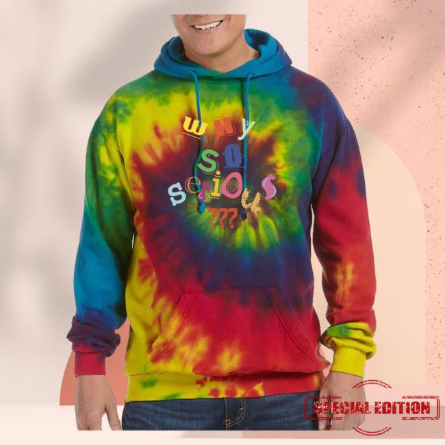 Official Why So Serious? Tie Dye Hoodie