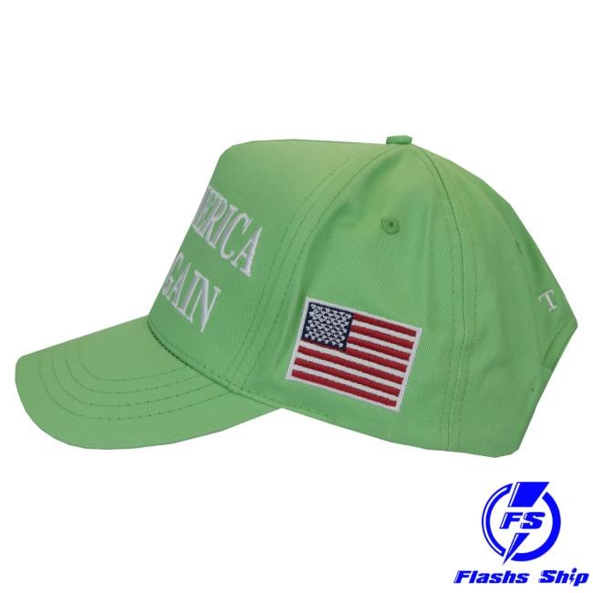 Official Donald Trump Merch Store Shop Donald Trump Special Edition: MAGA Hat – Pastel Green & White DonaldTrump