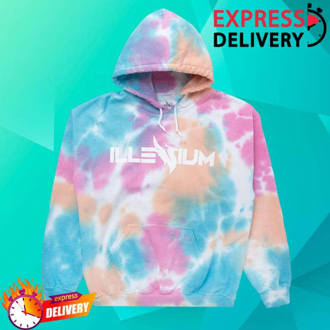 Illenium Merch Blogo Pastel Tie-Dye New Hoodie