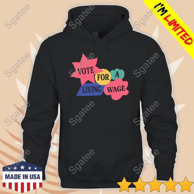 Official Crooked Merch Vote For A Living Wage Shirt