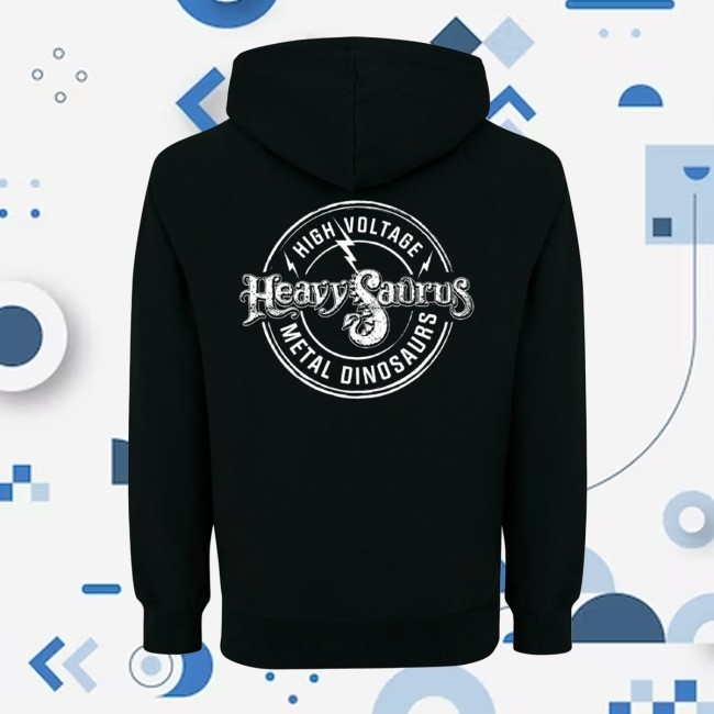 High Voltage Dino Metal Sweatshirt Hoodie Heavysaurus Online Shop