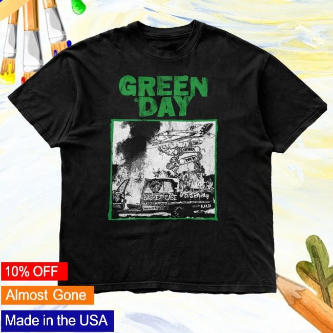 Green Day Merch Riot Trio Tour Tee – Green Day Band Store