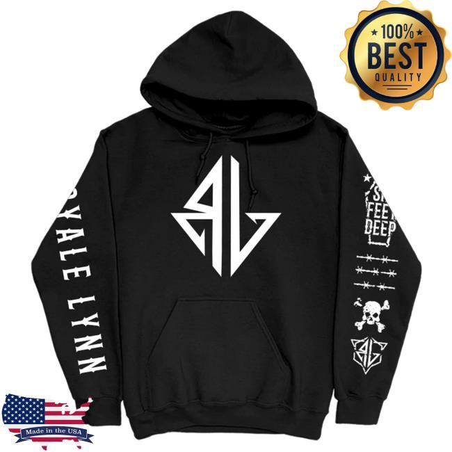 Royale Lynn Six Feet Deep Hoodies (Black + White) Royale Lynn Official Merch