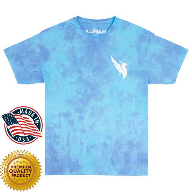 Official Illenium Blue Tie Dye T-Shirt