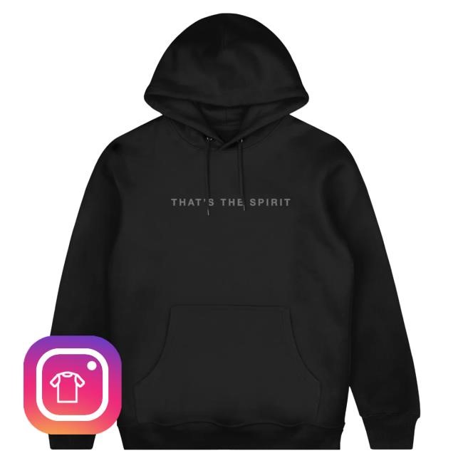 Official Horizon Supply That's The Spirit Hoodie - Black HorizonSupply