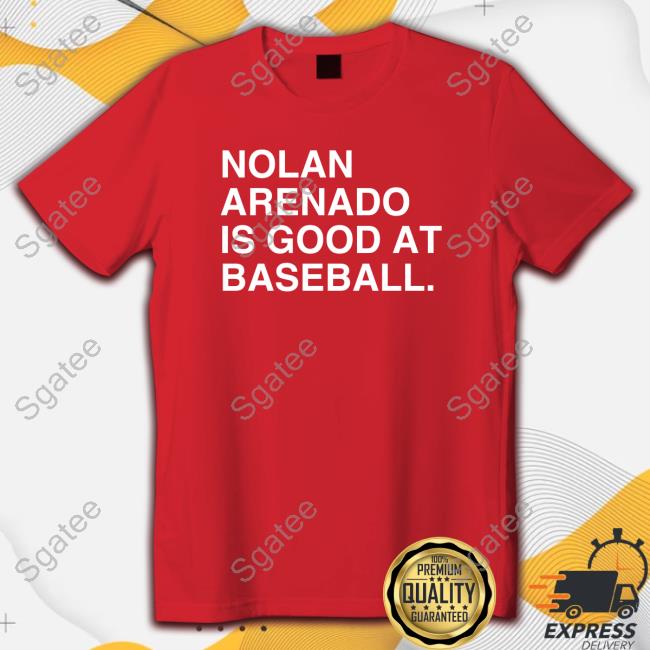 Official Obvious Shirts Shop St. Louis Baseball Nolan Arenado Is Good At Baseball New Shirt
