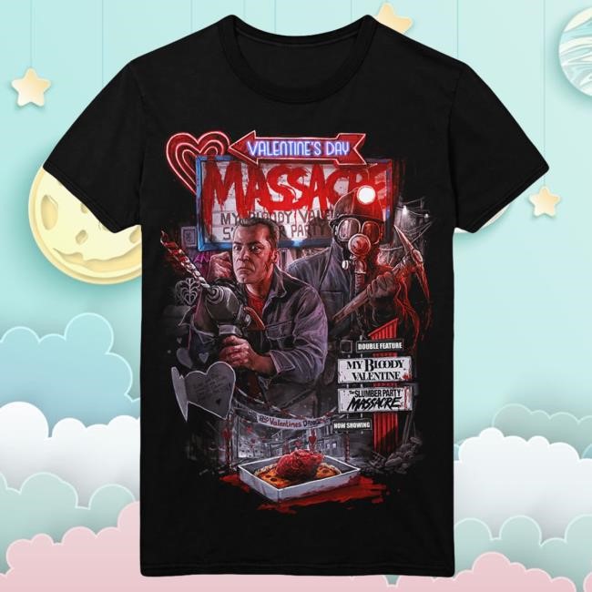 Gutter Garbs Valentine’s Day Massacre Double Feature Tees | Official Merch Gutter Garbs Valentine’s Day Massacre Double Feature Tee | Official Merch