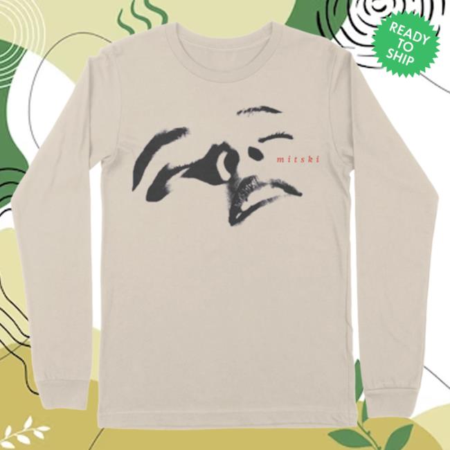 Official Mitski Merch Store Face Long Sleeve Tee Shirt Mitski Shop Mitskileaks