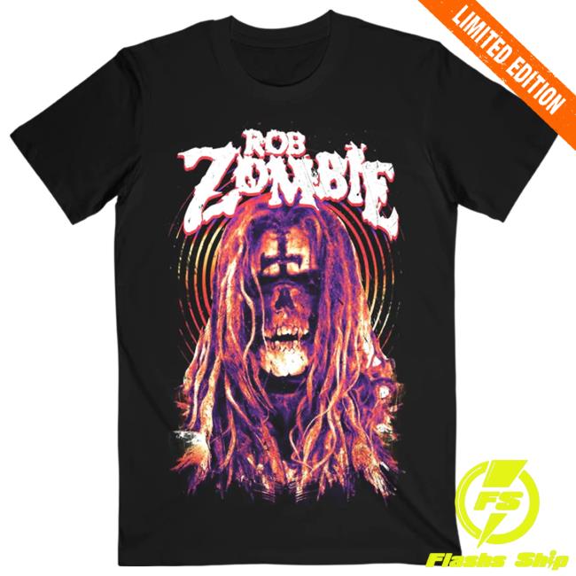 Rob Zombie Merch Shop Skull Hypnosis New T Shirt
