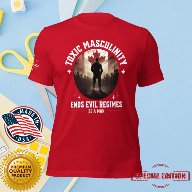 Men's Toxic Masculinity Ends Evil Regimes - Canada - Long Sleeve Tee