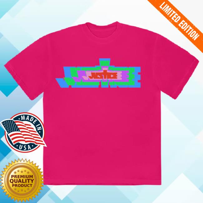 Justin Bieber Justice Pink Logo Tee Shirt