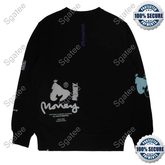 Official Money Clothing Compound Crew neck Sweatshirt Black