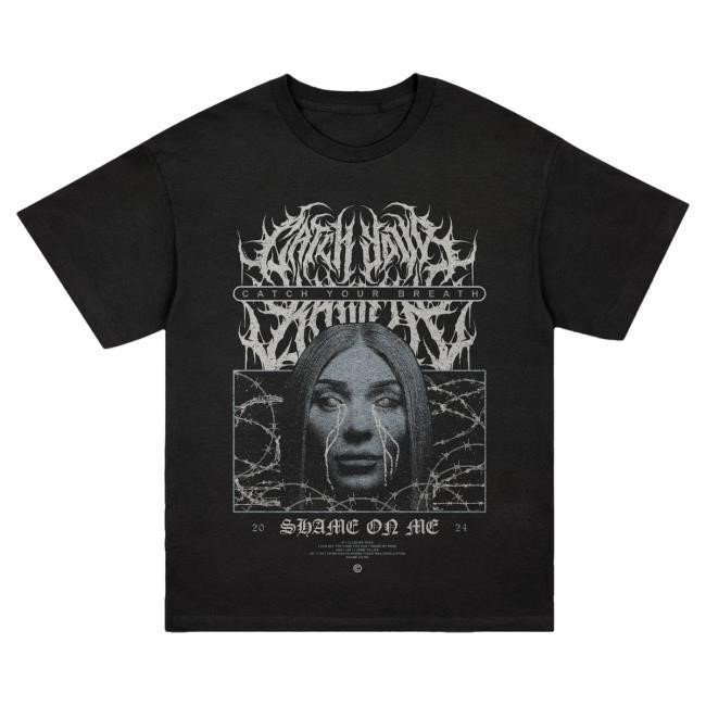 Catch Your Breath Shame On Me Album T Shirt (Black)