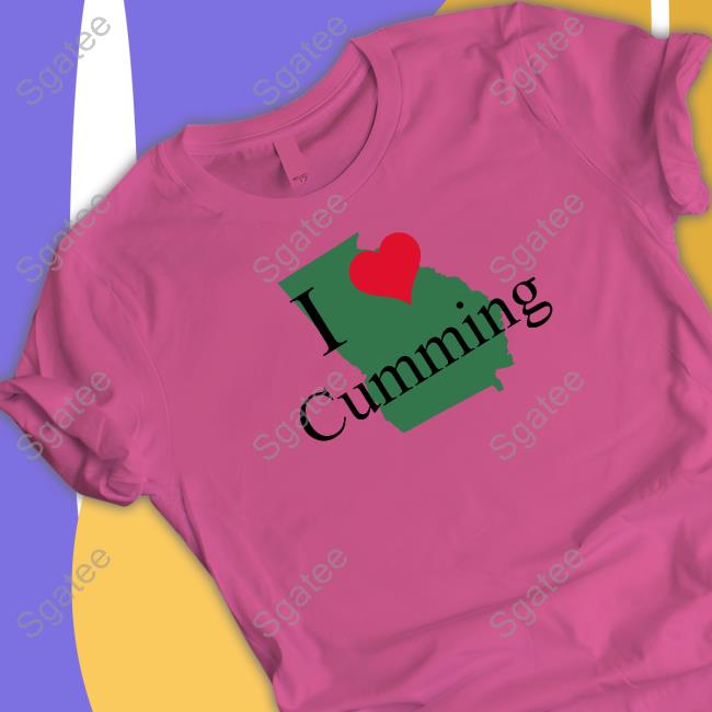 Official I Heart Cumming Georgia T Shirts