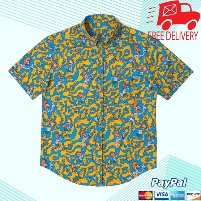 Official Rsvlts Disney's A Goofy Movie Chedda Whizzy Hawaii Tee Shirt