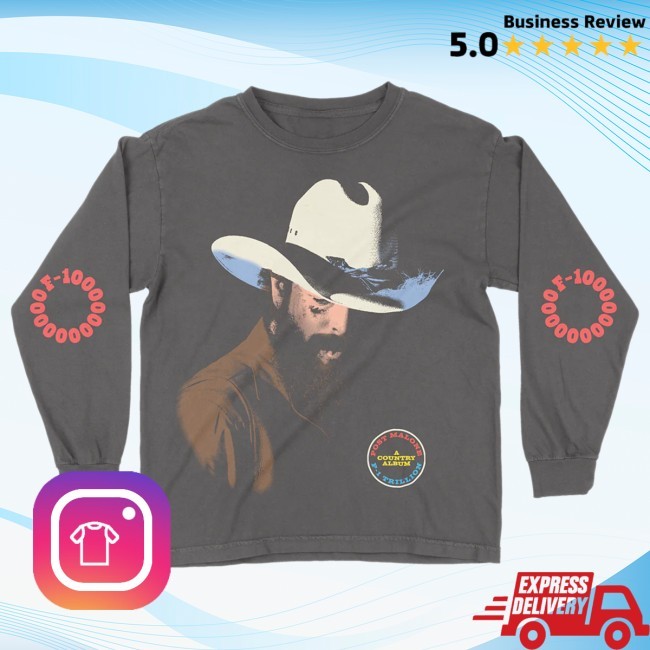 Post Malone F-1 Trillion Western LS Shirt
