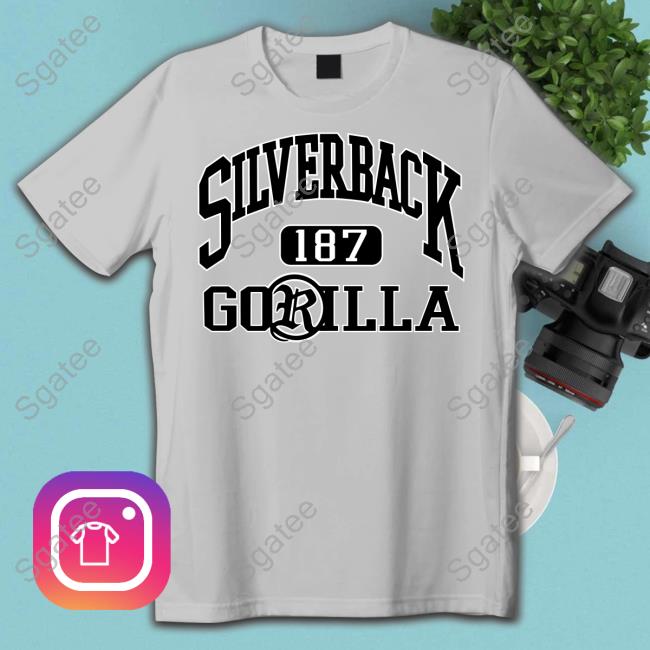 Silverback Gorilla Grey T Shirt